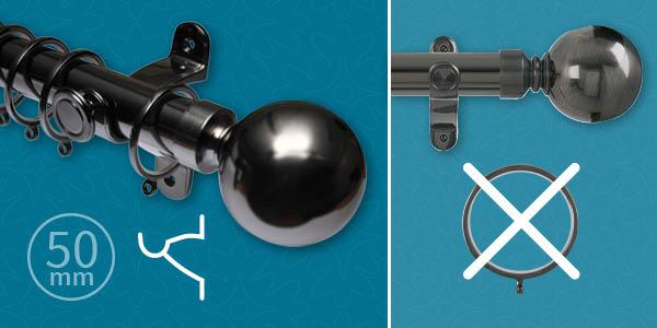 50mm Eyelet Pole Set