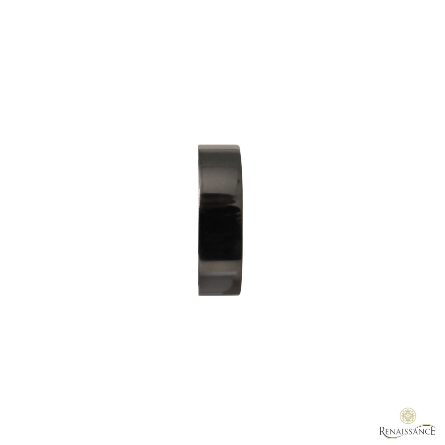 Contract 35mm End Cap Finial Black Nickel