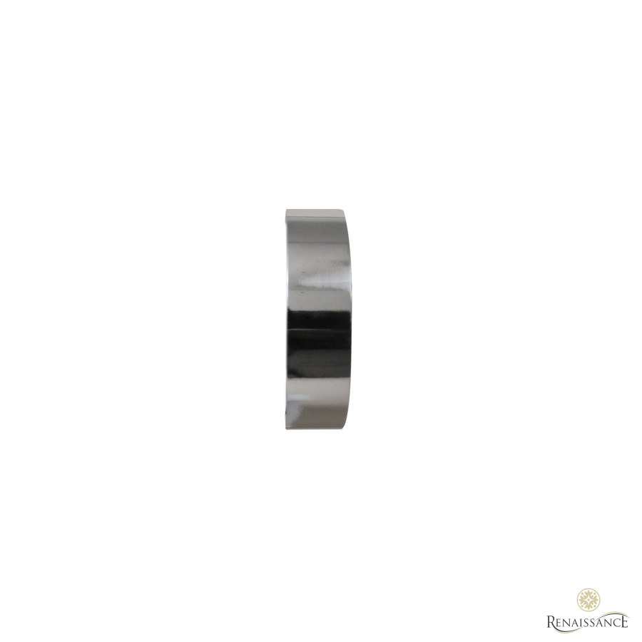 Contract 35mm End Cap Finial Polished Silver