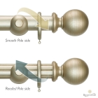 Duet Dutch Silver 50mm Complete Pole Set