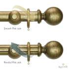 Duet Venetian Gold 50mm Complete Pole Set