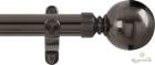 Black Nickel 50mm Spectrum Complete Eyelet Pole Set