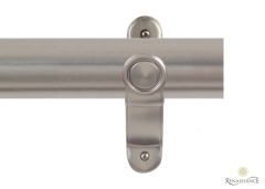 Spectrum 50mm Eyelet Pole Set excluding Finials Titanium