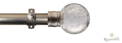 Dimensions 28mm Crackled Glass Options Eyelet Pole Set Titanium