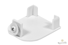 Closed Cassette End Cap White