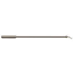 Contemporary Metal Draw Rod 200cm Titanium